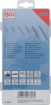 Assortiment de goupilles acier inoxydable &Oslash; 1,6 - 4,0 mm 555 pieces