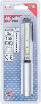 Aluminium LED Pen avec 9 LED