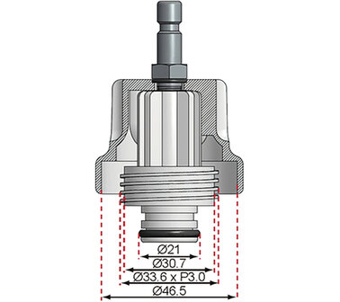 Adaptateur no 19 pour art. 8027, 8098 pour Toyota