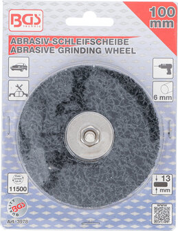 Disque abrasif bleu &Oslash; 100 mm percage 8 mm