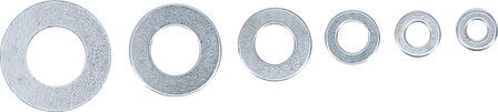 Assortiment de rondelles 4 - 12 mm (diametre interne) 130 pcs