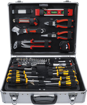 Jeu d&rsquo;outils dans malette aluminium 129 pieces