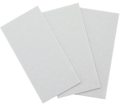 Patin en feutre plaques blanc 100 x 200 mm 3 pieces