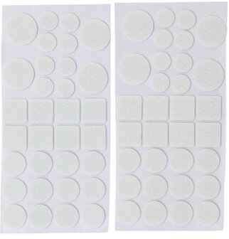 Jeu de protections antiderapants blanc 64 pieces