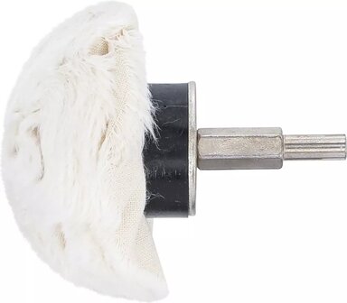 Tete de polissage forme de champignon empreinte six pans male (1/4)