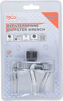 Cle a Filtre 3 griffes pour filtres a huile de &Oslash; 60 - 100 mm