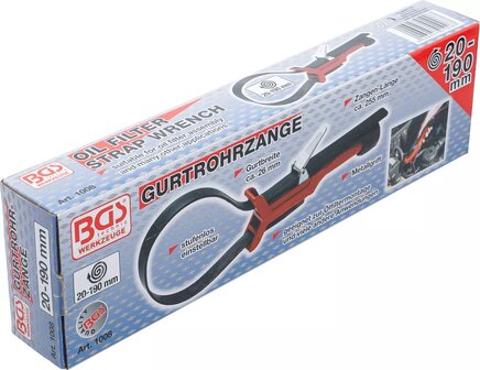 Cle a sangle pour filtres a huile 20 - 190 mm