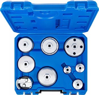 Jeu de cles filtres cloches 27 - 88,8 mm 9 pieces