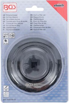 Cle a filtres cloches 18 pans diametre 96 mm pour Renault, VW