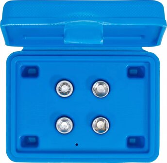 Ensemble de prises Pentagon Unite hexagonale externe de 12 mm 4 pieces