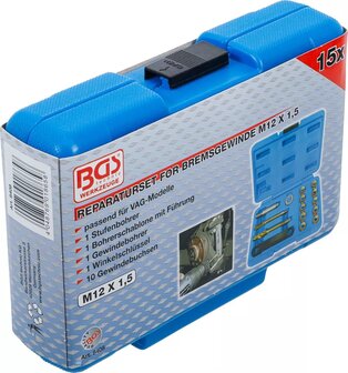 Kit de reparation de filetage de frein M12 x 1,5, VAG, 15 pieces