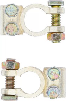 Jeu de bornes rondes de batterie