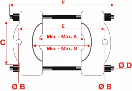 Jeu de couteaux arrache roulements a billes 6 pieces