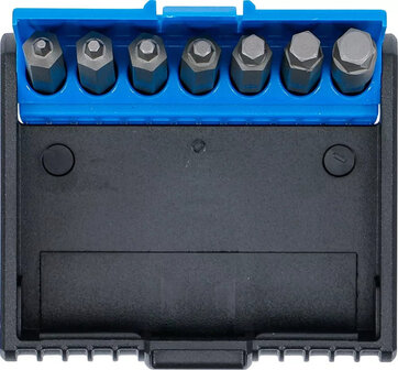 Jeu de cles coudees pour six pans interieurs defectueux 1,5 - 6 mm 7 pieces