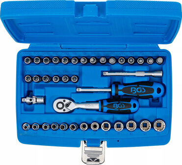 Coffret de Douilles Gear Lock 6,3 mm (1/4) 38 pieces