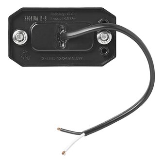 Feu de gabarit lateral 12/24V orange 80 x 44 mm LED