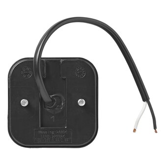 Feu de gabarit lateral 12/24V orange 65 x 65 mm LED