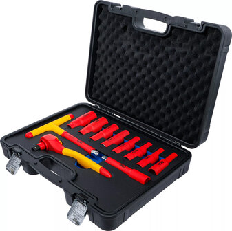 Jeu de douilles VDE Empreinte 12,5 mm (1/2) 10 - 24 mm 11 pieces