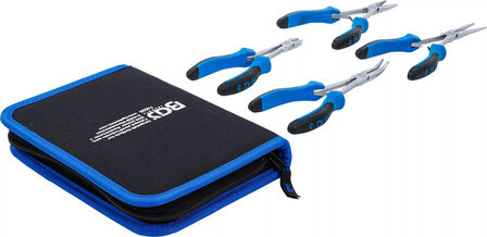 Jeu de pinces pour electronique extralongues 4 pcs