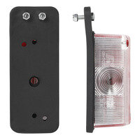 Largeur lumiere rouge/blanc 92x42mm sur support