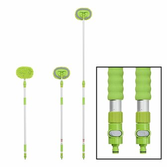 Brosse de lavage chenille manche telescopique 2,5 metres