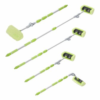 Brosse de lavage 3D ajustable manche telescopique 119-203cm