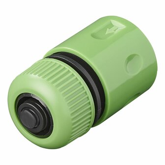 Connecteur pour tuyau avec aquastop