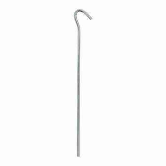 Piquet de tente 22cm metal avec oeil ouvert