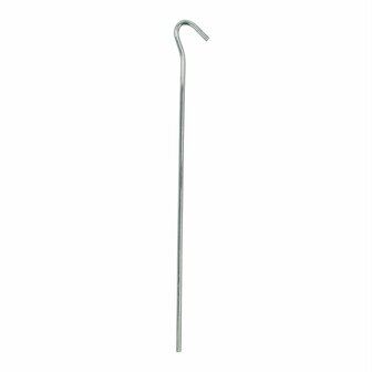 Piquet de tente 25cm metal avec oeil ouvert