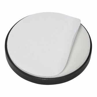 Reflecteur rouge 58mm auto-adhesif avec plaque de base