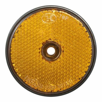 Reflecteur orange 60mm a visser