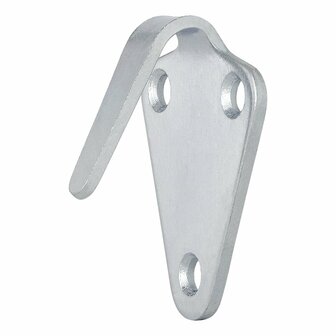 Crochet de corde en metal 40x45mm courbe