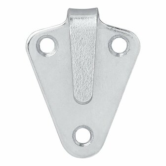 Crochet de corde en metal 40x45mm courbe