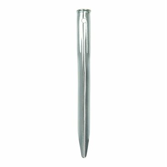 Piquet de tente 22cm metal demi-rond