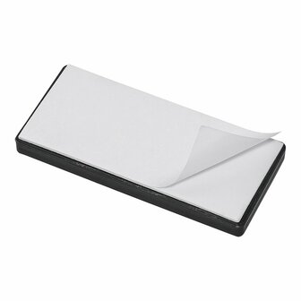 Reflecteur orange 85x39mm autocollant avec plaque de base