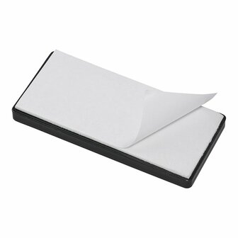 Reflecteur blanc 85x39mm autocollant avec plaque de base