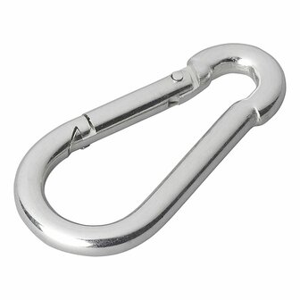 Mousqueton metal 6x60mm x10 pieces