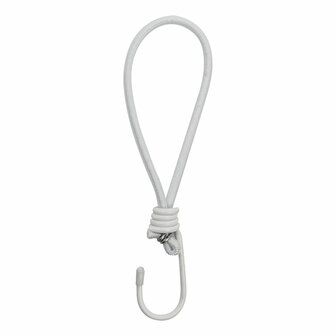 Tendeur elastique blanc avec crochet