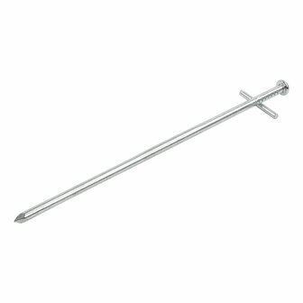 Goupille de roche 23cm en metal avec goupille transversale soudee