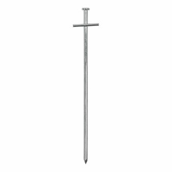 Goupille de roche 23cm en metal avec goupille transversale soudee
