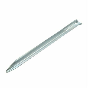 Piquet de tente 30cm metal demi-rond