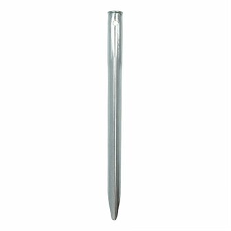 Piquet de tente 30cm metal demi-rond