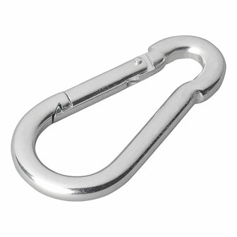 Mousqueton en metal 8x80mm x10 pieces
