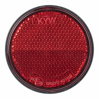 Reflecteur rouge 60mm avec boulon de 5mm