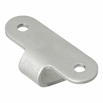 Crochet de corde metal 65x27mm coude