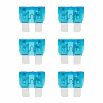 Fusibles standard 15A bleu 6 pcs en blister