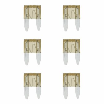 Fusibles mini 7,5A marron 6 pcs en blister