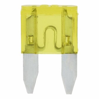 Fusibles a lame mini 20A jaune 6 pcs en blister