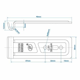 Contre piece pour tendeur SPP Z-06