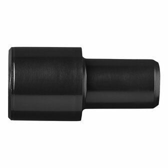 Piece de transition pour tuyau d&#039;evacuation dia 28 mm a dia 19 mm PE noir